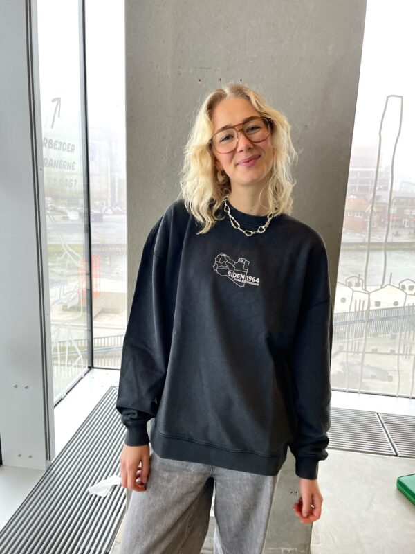 Libyen sort vasket sweatshirt - Billede 3