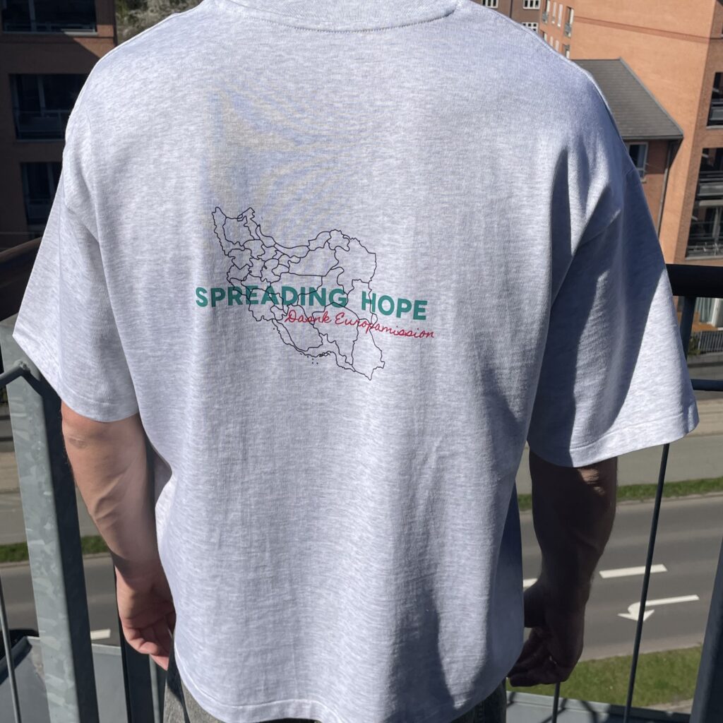 Iran lysegrå T-shirt